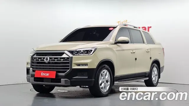 KGM REXTON SPORTS 2024 — 22 329 км, белый-перламутр, Корея — под ключ — фото 1