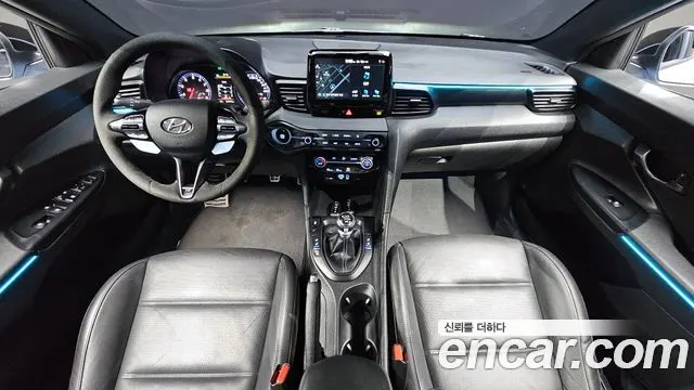 HYUNDAI VELOSTER 2019 — 131 179 км, голубой, Корея — под ключ — фото 7