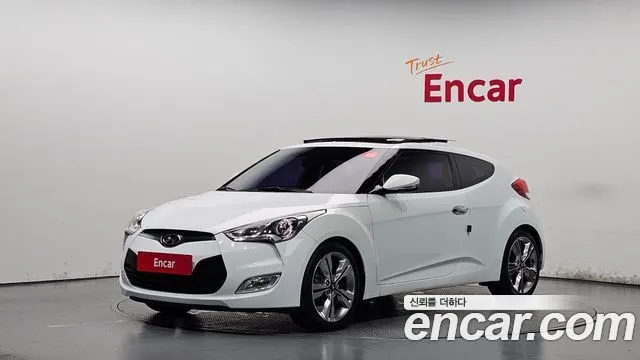 HYUNDAI VELOSTER 2016 — 109 332 км, белый, Корея — под ключ — фото 1