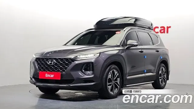HYUNDAI SANTA FE 2019 — 149 122 км, серый, Корея — под ключ — фото 1