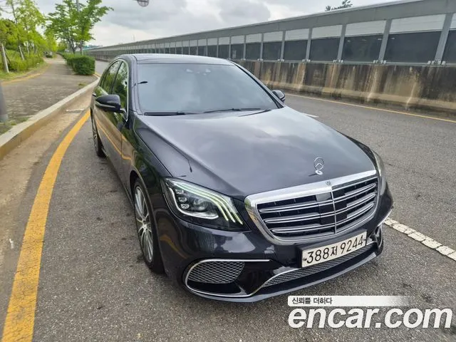MERCEDES-BENZ S-CLASS W222 2018 — 112 893 км, чёрный, Корея — под ключ — фото 11