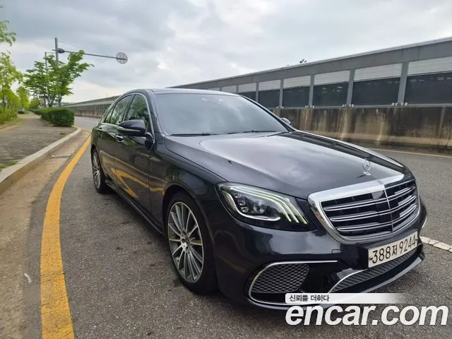 MERCEDES-BENZ S-CLASS W222 2018 — 112 893 км, чёрный, Корея — под ключ — фото 3