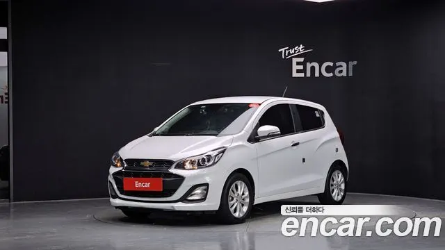 CHEVROLET SPARK 2019 — 100 893 км, белый, Корея — под ключ — фото 1