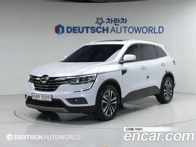 RENAULT KOREA QM6 2017 — 124 033 км, белый, Корея — под ключ — фото 1
