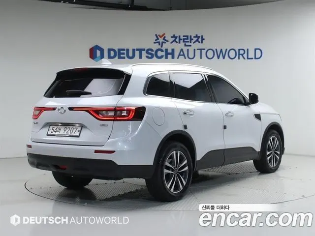 RENAULT KOREA QM6 2017 — 124 033 км, белый, Корея — под ключ — фото 4