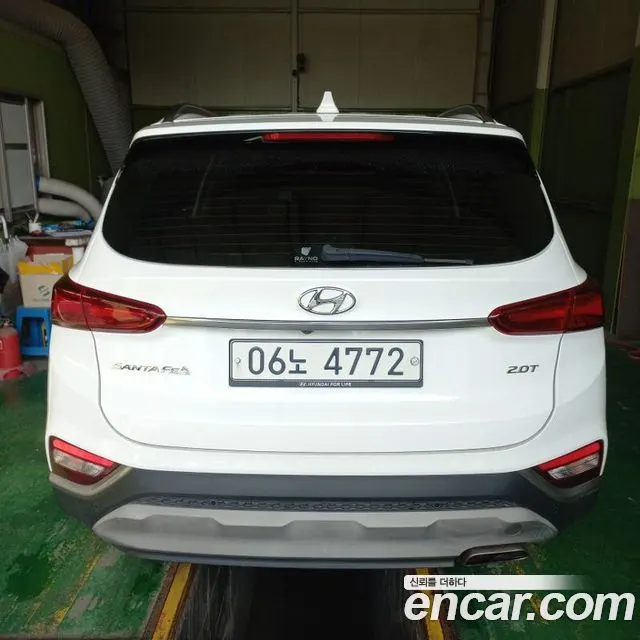 HYUNDAI SANTA FE 2019 — 152 322 км, белый, Корея — под ключ — фото 2