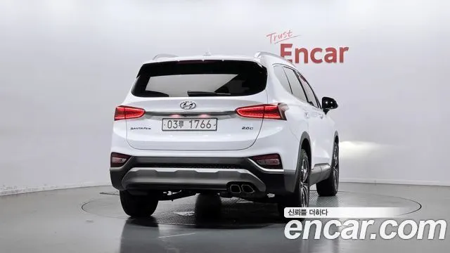 HYUNDAI SANTA FE 2019 — 97 886 км, белый, Корея — под ключ — фото 4