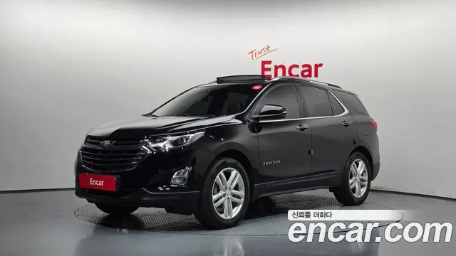 CHEVROLET EQUINOX 2018 — 78 571 км, чёрный, Корея — под ключ — фото 1