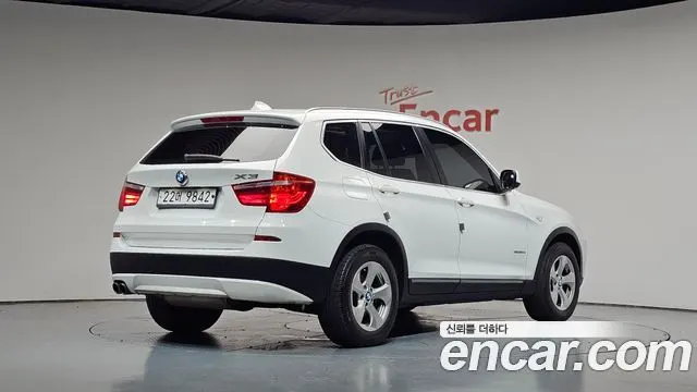 BMW X3 2013 — 146 987 км, белый, Корея — под ключ — фото 1