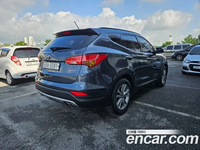 HYUNDAI SANTA FE 2015 — 125 870 км, синий, Корея — под ключ — фото 2