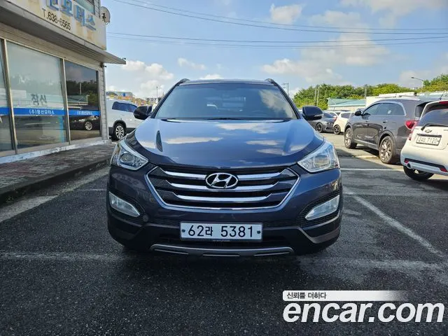 HYUNDAI SANTA FE 2015 — 125 870 км, синий, Корея — под ключ — фото 3