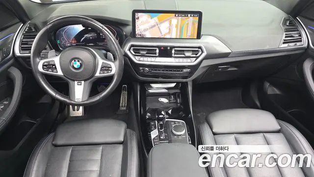 BMW X3 2022 — 42 706 км, светло-серебристый, Корея — под ключ — фото 7
