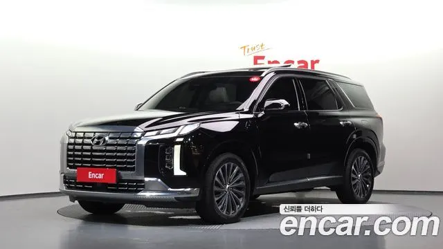 HYUNDAI PALISADE 2023 — 65 065 км, чёрный, Корея — под ключ — фото 1