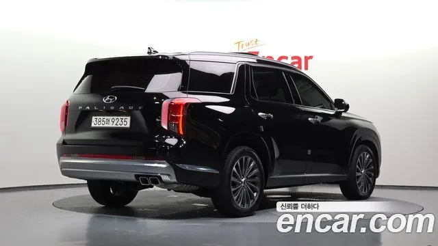 HYUNDAI PALISADE 2023 — 65 065 км, чёрный, Корея — под ключ — фото 2