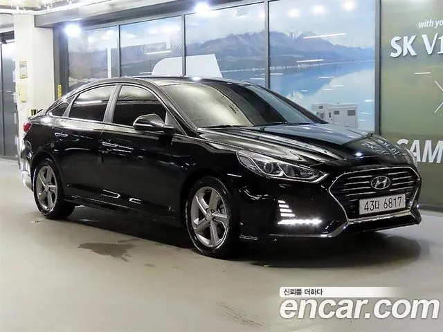 HYUNDAI SONATA 2018 — 54 470 км, чёрный, Корея — под ключ — фото 12