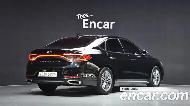 HYUNDAI GRANDEUR 2019 — 94 948 км, чёрный, Корея — под ключ — фото 2