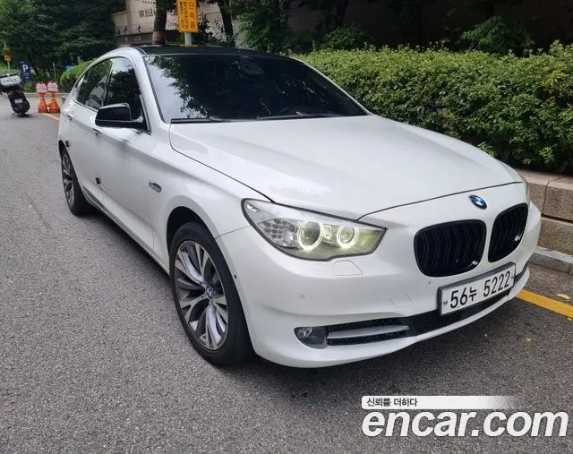 BMW 5 SERIES GT 2010 — 149 000 км, белый, Корея — под ключ — фото 6