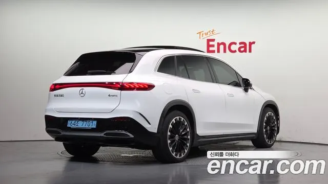 MERCEDES-BENZ EQS SUV X296 2023 — 74 895 км, белый, Корея — под ключ — фото 2