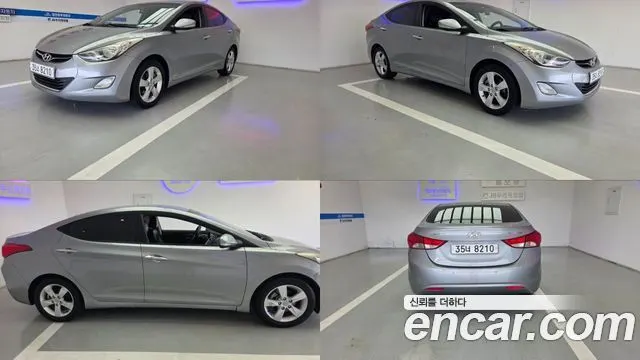 HYUNDAI AVANTE 2012 — 152 419 км, серебристо-серый, Корея — под ключ — фото 2