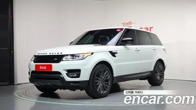 LAND ROVER RANGE ROVER SPORT 2017 — 55 107 км, белый, Корея — под ключ — фото 1