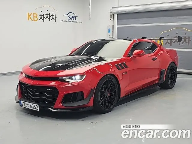 CHEVROLET CAMARO 2017 — 128 655 км, красный, Корея — под ключ — фото 2