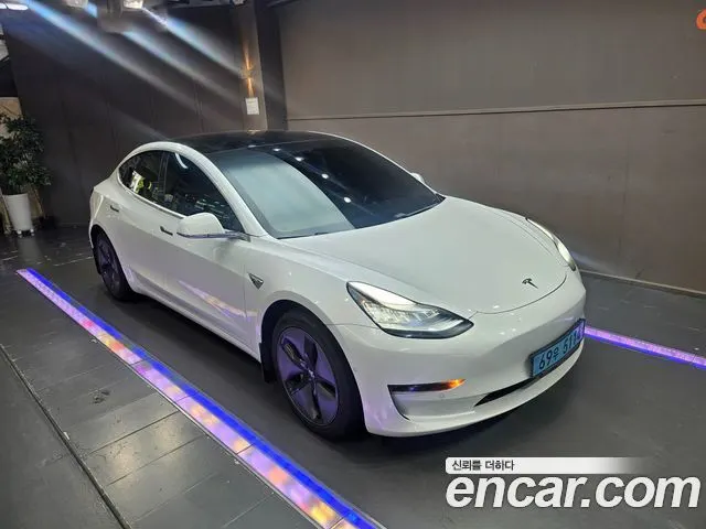 TESLA MODEL 3 2020 — 85 256 км, белый, Корея — под ключ — фото 1