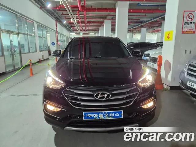 HYUNDAI SANTA FE 2016 — 147 056 км, чёрный, Корея — под ключ — фото 3