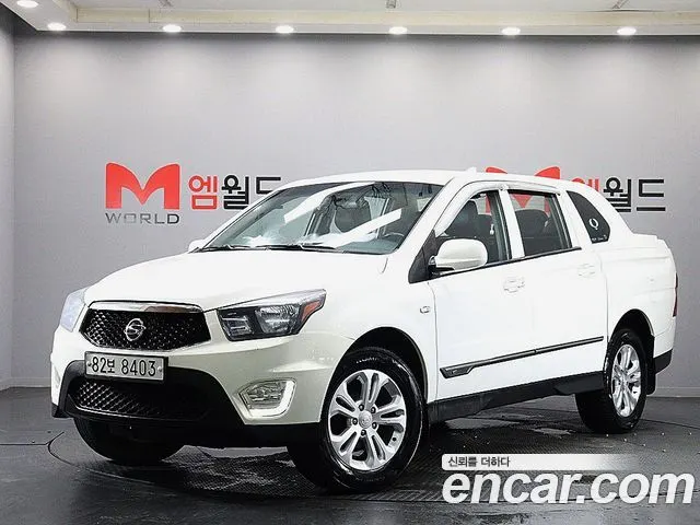 KGM KORANDO SPORTS 2016 — 137 793 км, белый, Корея — под ключ — фото 1