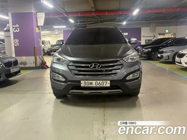 HYUNDAI SANTA FE 2013 — 173 500 км, белый, Корея — под ключ — фото 3