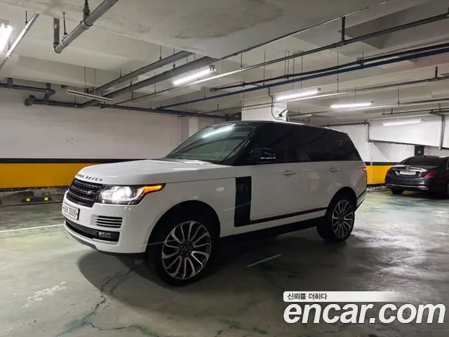 LAND ROVER RANGE ROVER 2014 — 108 000 км, белый, Корея — под ключ — фото 2