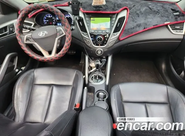 HYUNDAI VELOSTER 2013 — 128 000 км, жёлтый, Корея — под ключ — фото 7