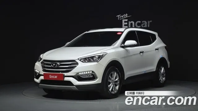HYUNDAI SANTA FE 2018 — 118 542 км, белый, Корея — под ключ — фото 1