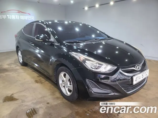 HYUNDAI AVANTE 2016 — 158 612 км, чёрный, Корея — под ключ — фото 3