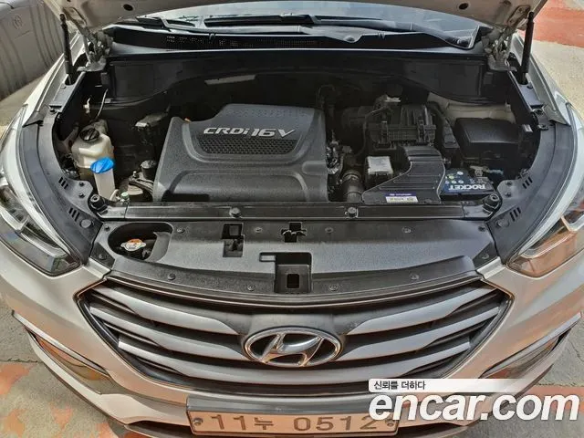 HYUNDAI SANTA FE 2016 — 165 211 км, белый, Корея — под ключ — фото 10