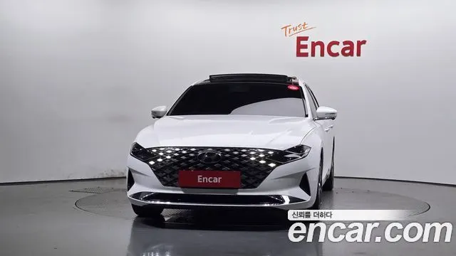 HYUNDAI GRANDEUR 2022 — 74 014 км, белый, Корея — под ключ — фото 3