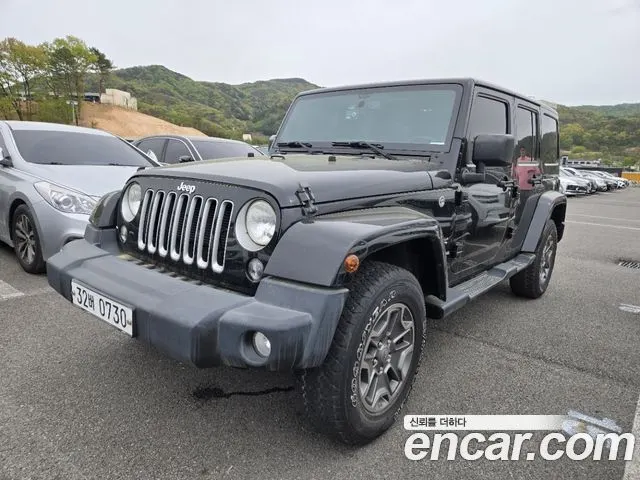 JEEP WRANGLER 2016 — 174 476 км, чёрный, Корея — под ключ — фото 2