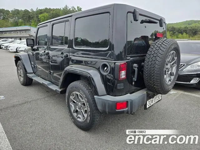 JEEP WRANGLER 2016 — 174 476 км, чёрный, Корея — под ключ — фото 3