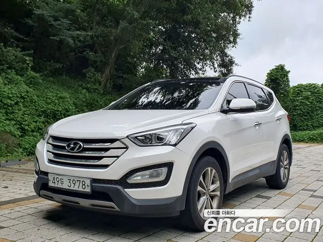 HYUNDAI SANTA FE 2015 — 102 550 км, белый, Корея — под ключ — фото 11