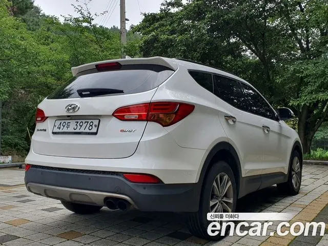 HYUNDAI SANTA FE 2015 — 102 550 км, белый, Корея — под ключ — фото 3