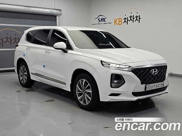 HYUNDAI SANTA FE 2020 — 71 077 км, белый, Корея — под ключ — фото 2