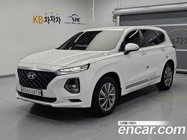 HYUNDAI SANTA FE 2020 — 71 077 км, белый, Корея — под ключ — фото 11