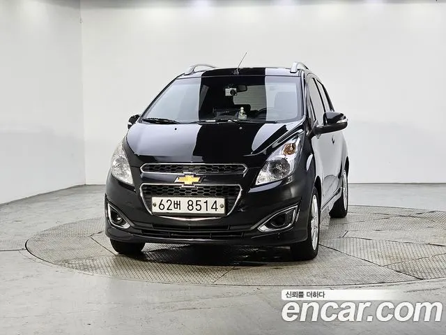 CHEVROLET SPARK 2014 — 172 594 км, чёрный, Корея — под ключ — фото 2