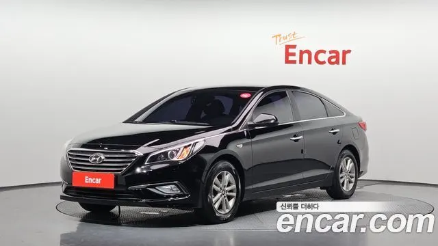 HYUNDAI SONATA 2017 — 216 440 км, чёрный, Корея — под ключ — фото 1