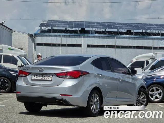 HYUNDAI AVANTE 2014 — 128 911 км, серебристый, Корея — под ключ — фото 5