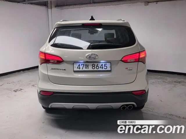HYUNDAI SANTA FE 2014 — 107 520 км, белый-перламутр, Корея — под ключ — фото 4