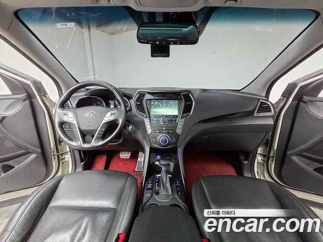 HYUNDAI SANTA FE 2014 — 107 520 км, белый-перламутр, Корея — под ключ — фото 6