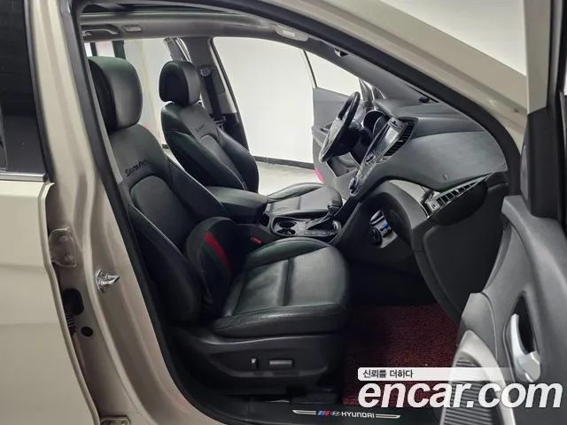 HYUNDAI SANTA FE 2014 — 107 520 км, белый-перламутр, Корея — под ключ — фото 9