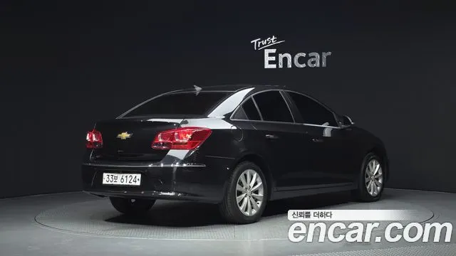 CHEVROLET AMAZING NEW CRUZE 2015 — 175 735 км, чёрный, Корея — под ключ — фото 2