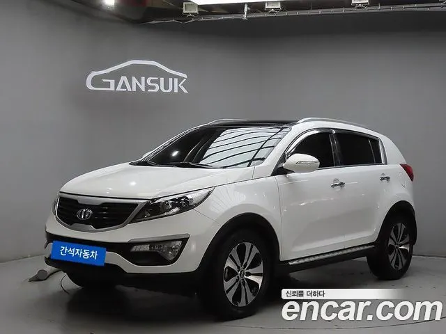 KIA SPORTAGE R 2012 — 58 694 км, белый, Корея — под ключ — фото 2