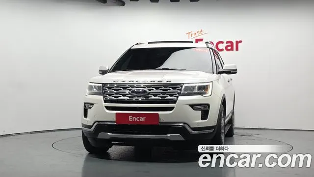 FORD EXPLORER 2018 — 125 001 км, белый, Корея — под ключ — фото 3